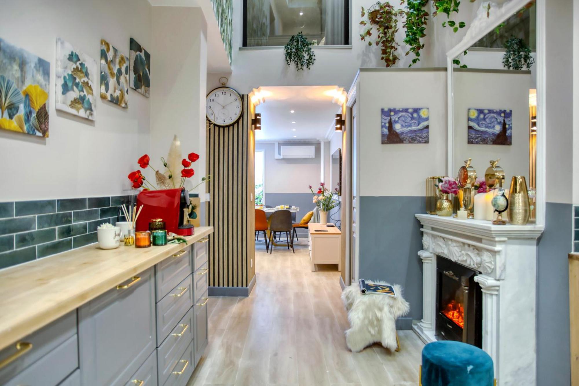 Elegant Triplex In Paris - Ideal For 10 - Aircon Esterno foto
