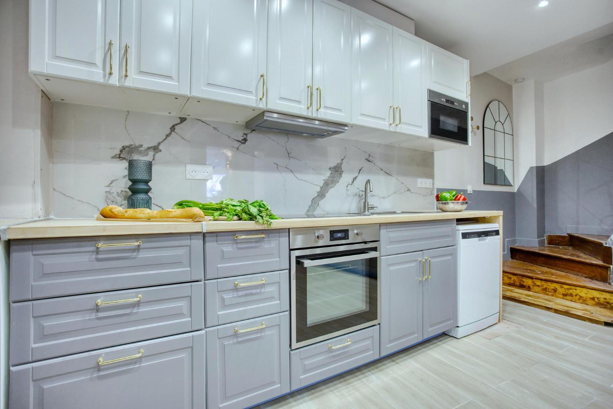 Elegant Triplex In Paris - Ideal For 10 - Aircon Esterno foto